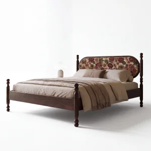 Florenne Wooden Bed Frame - 1