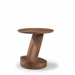 Lunaro Wooden Side Table - 1