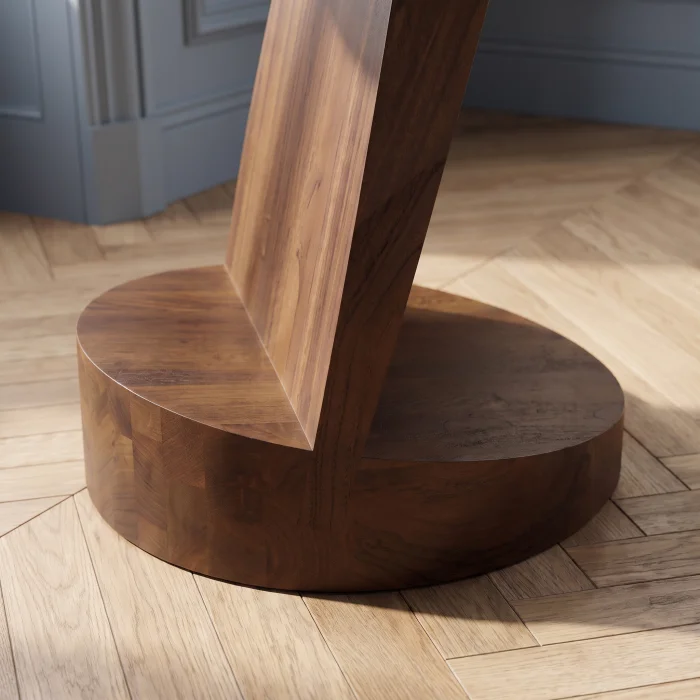 Lunaro Wooden Side Table - 6