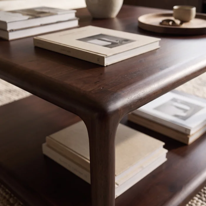 Luno Wooden Coffee Table - 4