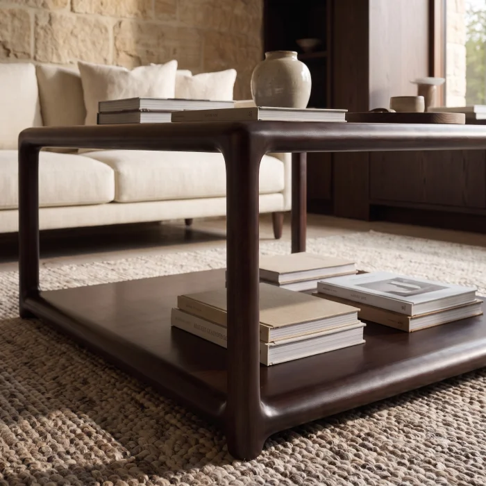 Luno Wooden Coffee Table - 3