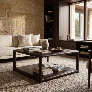 Luno Wooden Coffee Table - 2