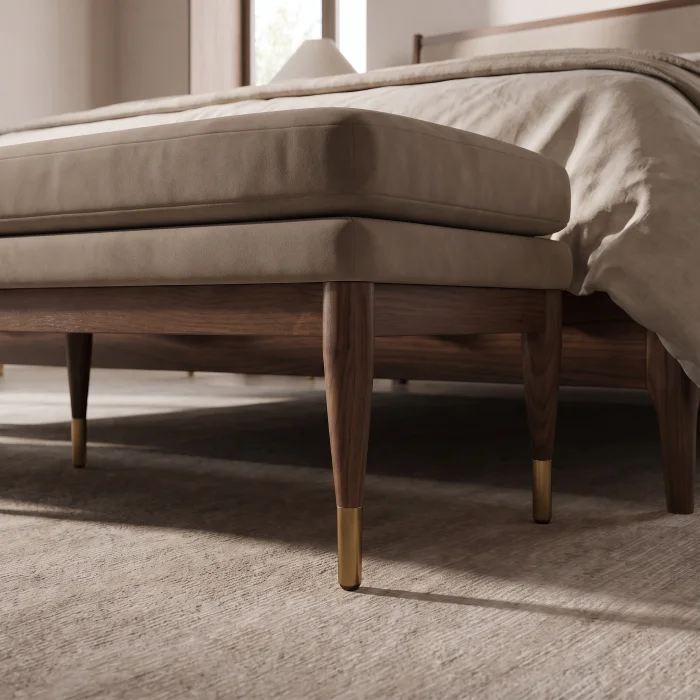 Lurien Wooden Bench - 3