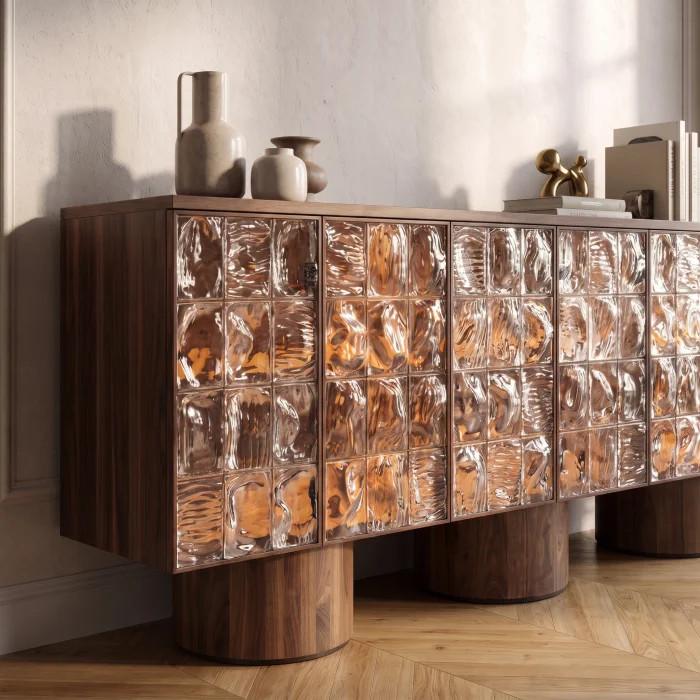 Lustrava Walnut Sideboard Console - 4
