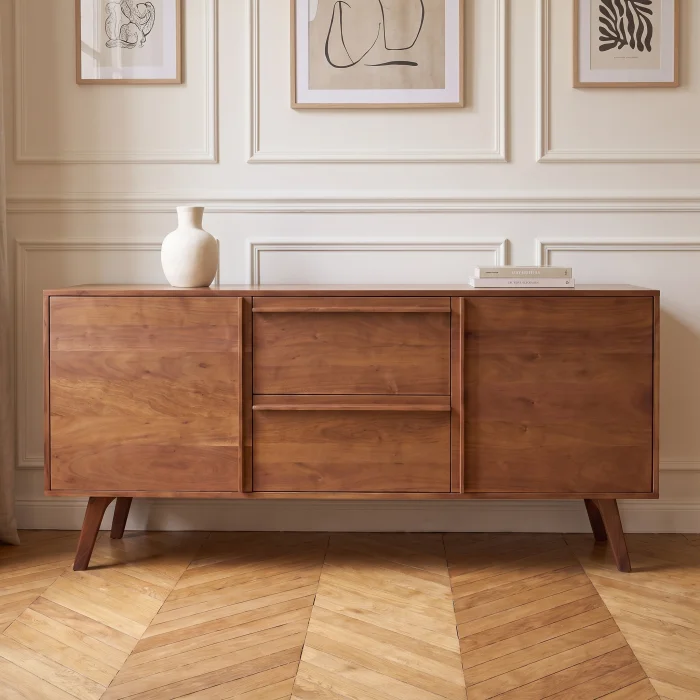 Luvreno Wooden Sideboard Console - 2