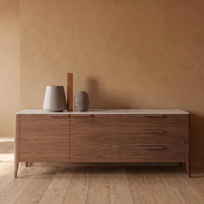 Marvessa Walnut Console - 2