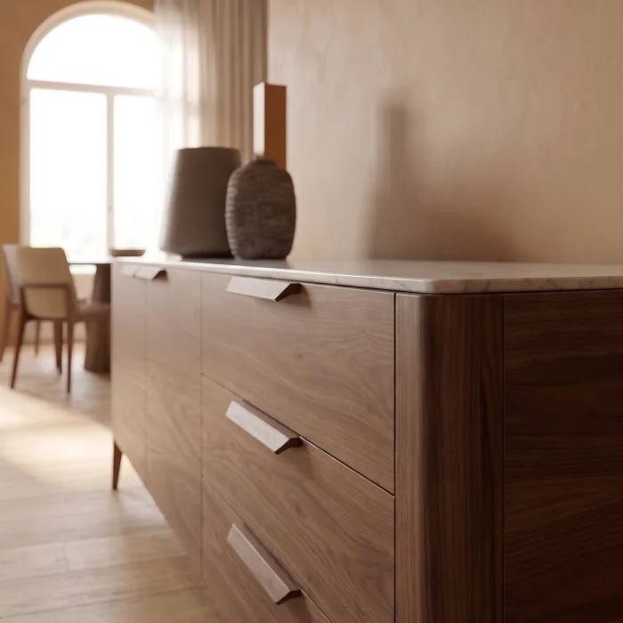 Marvessa Walnut Console - 5