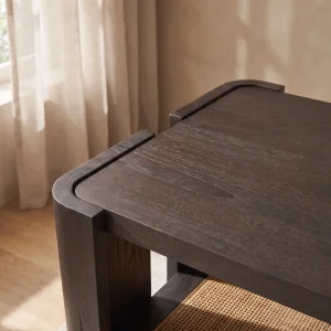 Merivo Wooden Side Table - 4