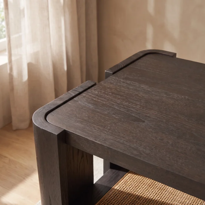 Merivo Wooden Side Table - 4