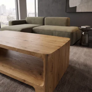 Mero Wooden Coffee Table - 4