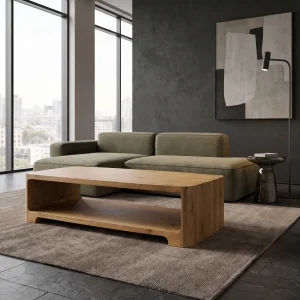 Mero Wooden Coffee Table - 2