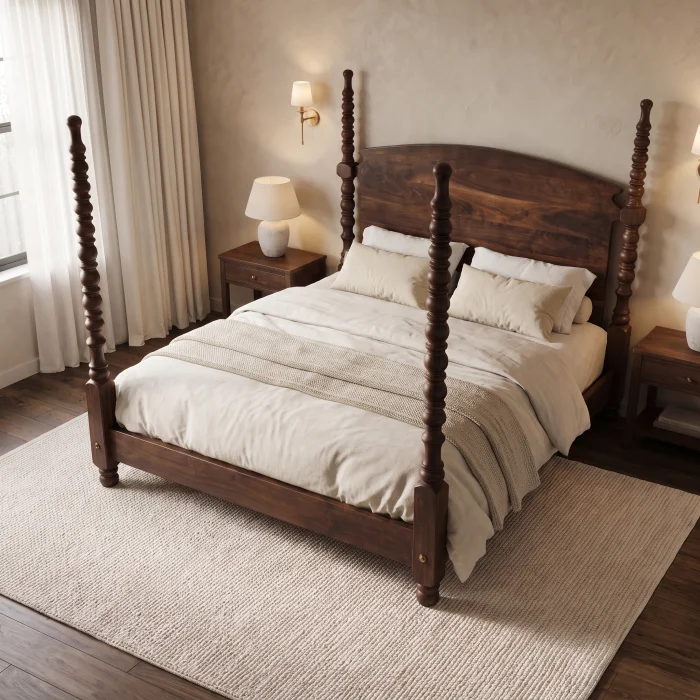 Montclair Solid Wood Bed Frame - 3