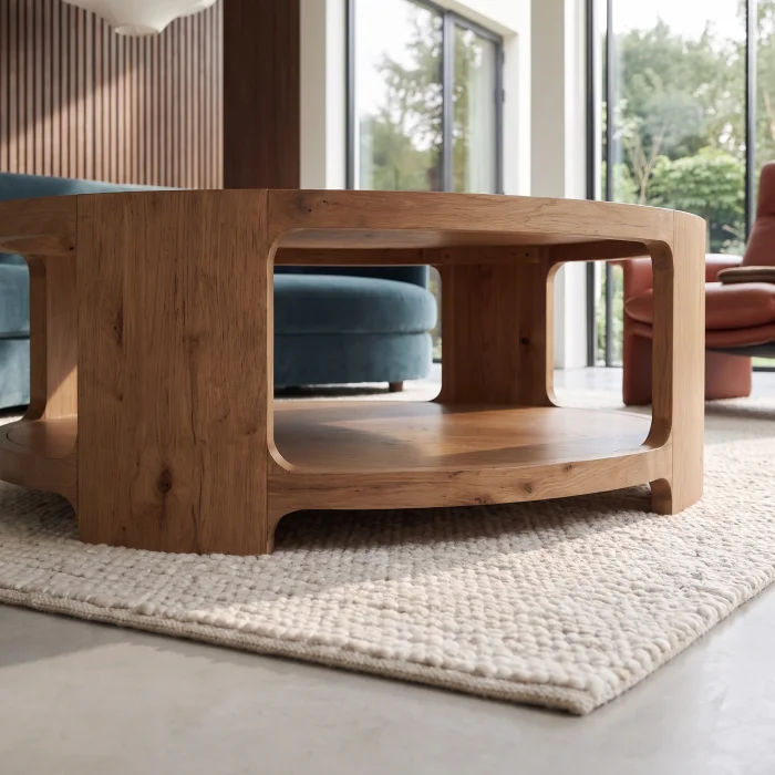Mova Wooden Coffee Table - 4