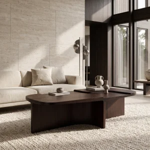 Nerva Wooden Coffee Table - 2