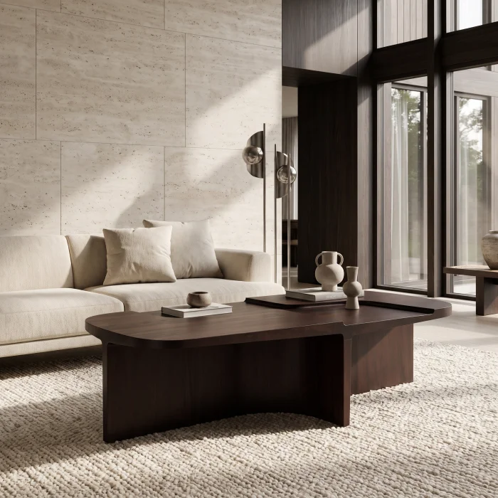 Nerva Wooden Coffee Table - 2