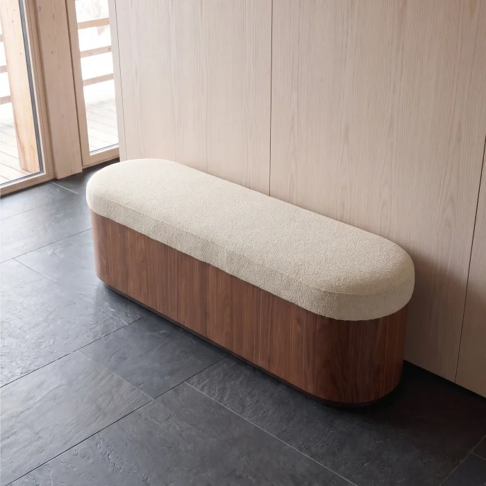 Novella Walnut Bench - 4