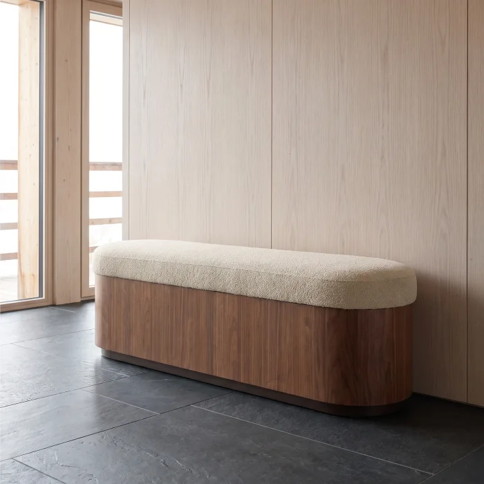 Novella Walnut Bench - 2
