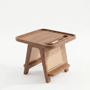 Riva Wooden Side Table - 1