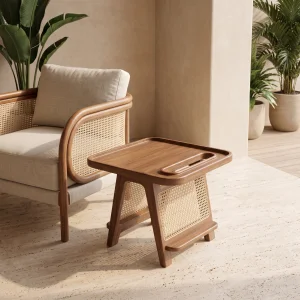 Riva Wooden Side Table - 3