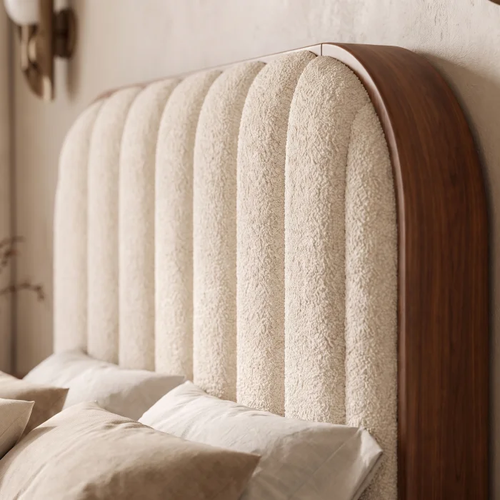Rivelle Walnut Bed Frame - 4