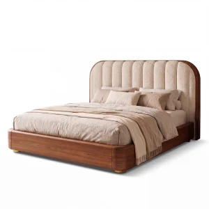 Rivelle Walnut Bed Frame - 1
