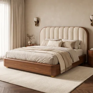 Rivelle Walnut Bed Frame - 2