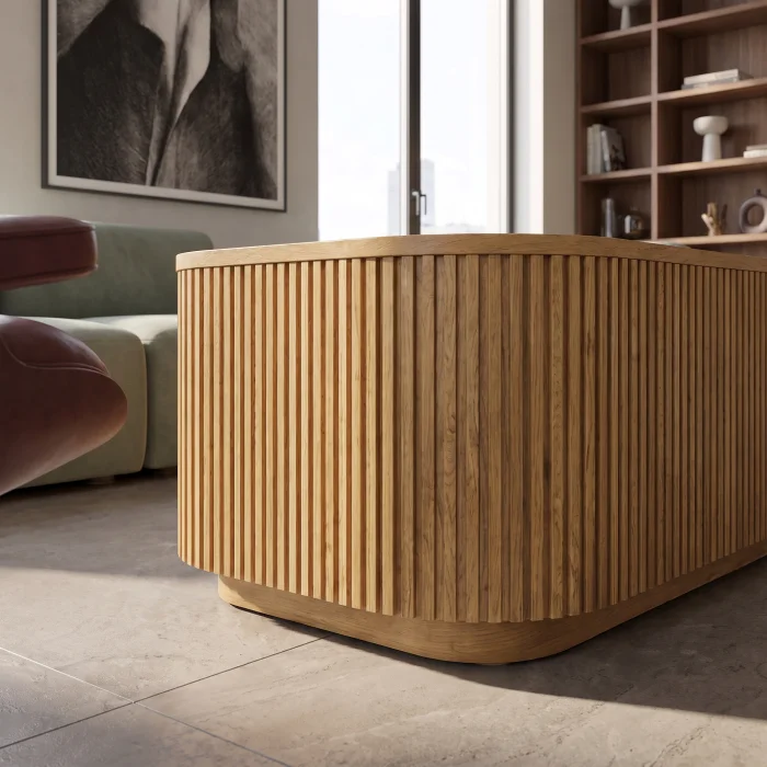 Rivia Wooden Coffee Table - 3