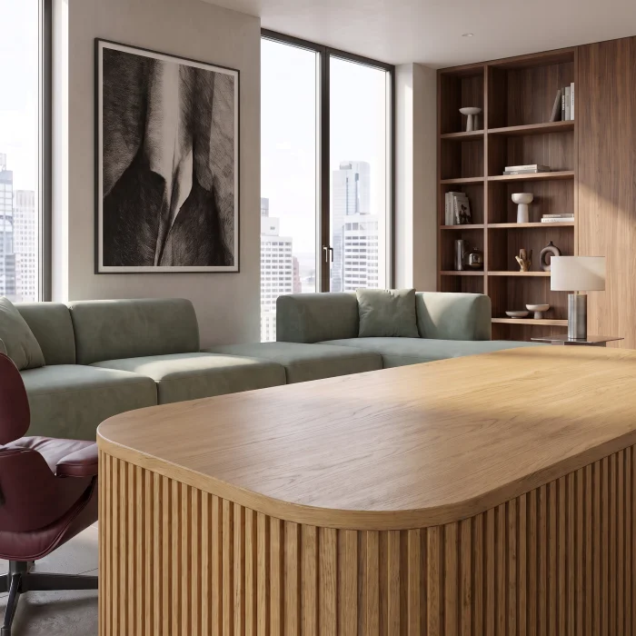 Rivia Wooden Coffee Table - 5