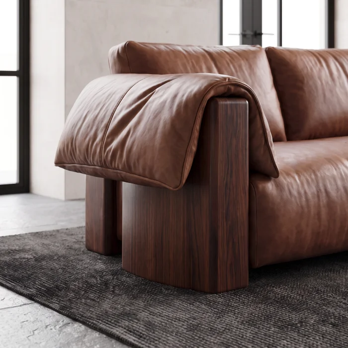 Rovanto Wood Sofa - 4