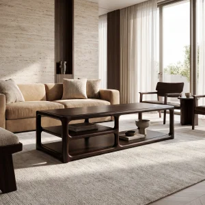 Roven Wooden Coffee Table - 2