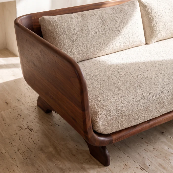 Selvaro Wooden Sofa - 4