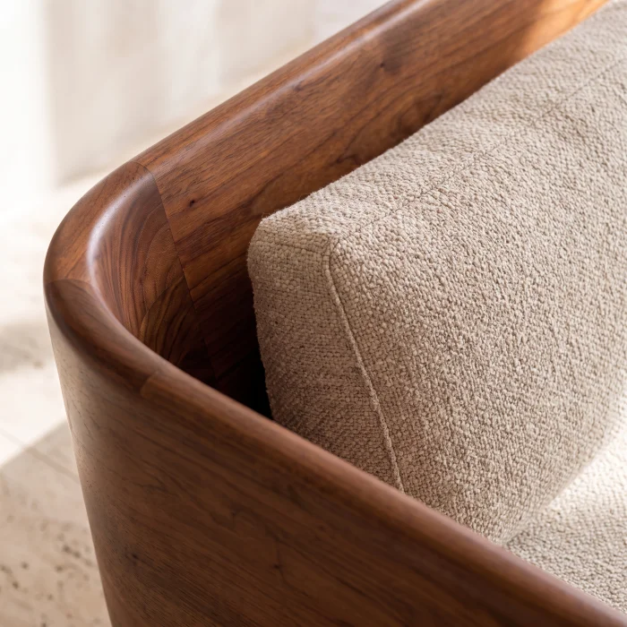 Selvaro Wooden Sofa - 5