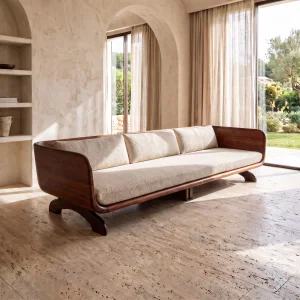 Selvaro Wooden Sofa - 2