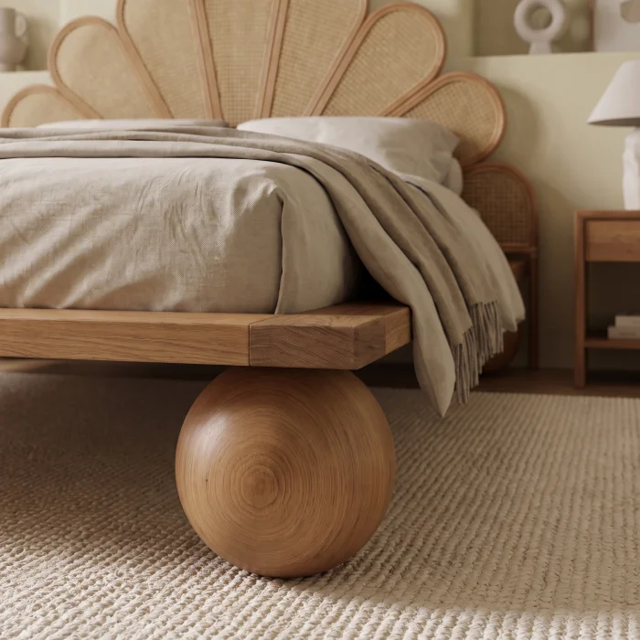 Solara Wooden Bed Frame - 4