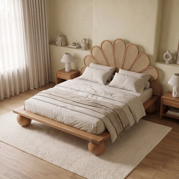 Solara Wooden Bed Frame - 2