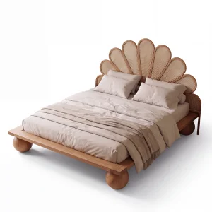 Solara Wooden Bed Frame - 1