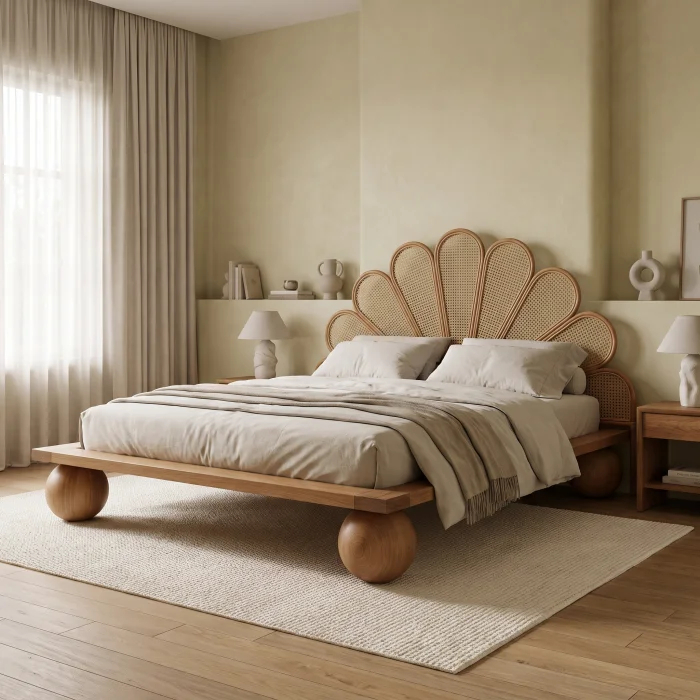 Solara Wooden Bed Frame - 3