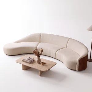 Solviera Wooden Sofa - 1