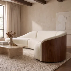 Solviera Wooden Sofa - 4