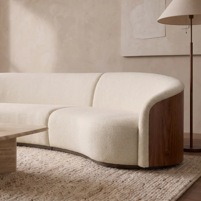 Solviera Wooden Sofa - 5