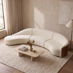 Solviera Wooden Sofa - 2