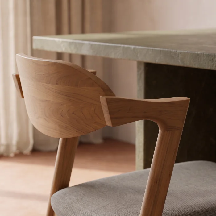 Tervan Wooden Chair - 5