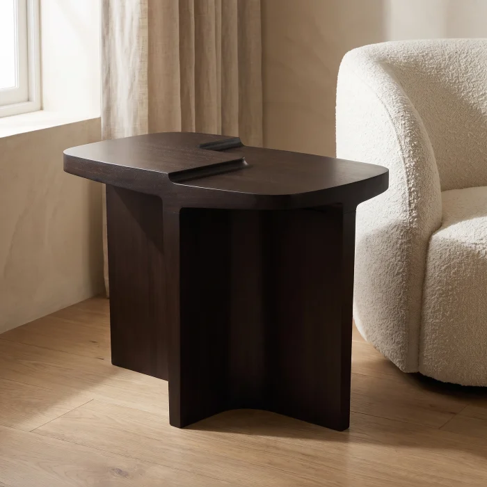 Valcor Wooden Side Table - 2