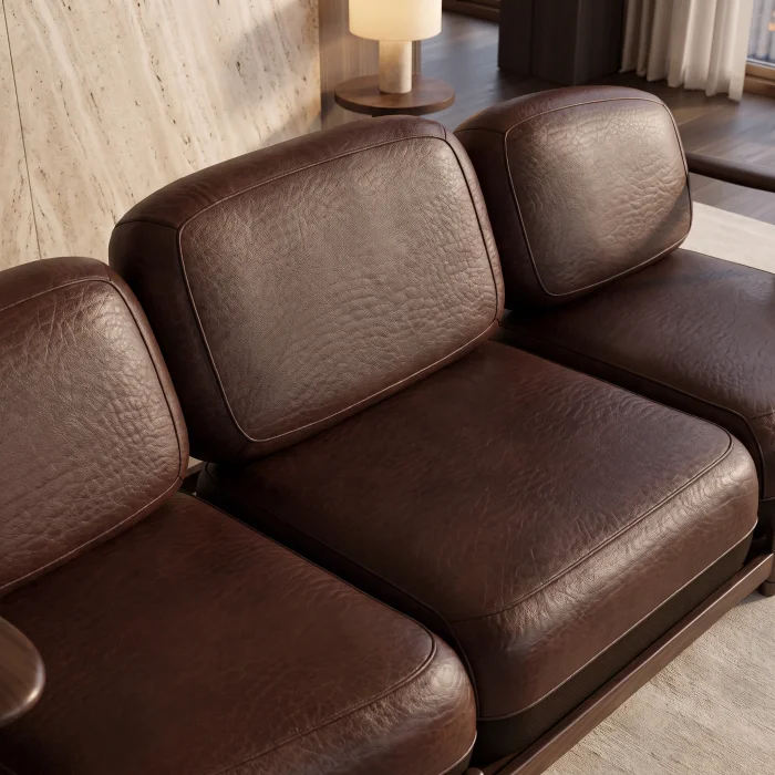 Veldor Wooden Sofa - 3