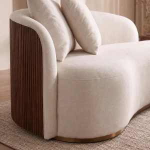 Vessora Wooden Sofa - 4