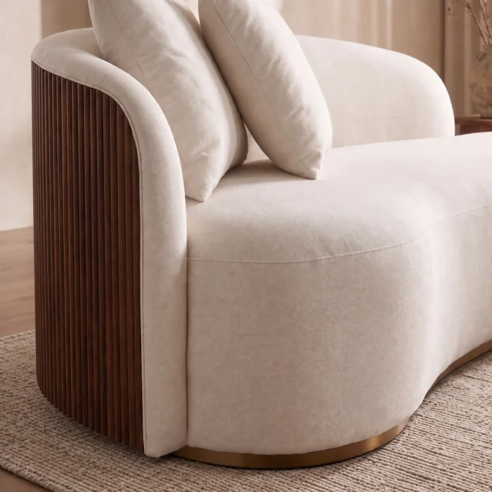Vessora Wooden Sofa - 4