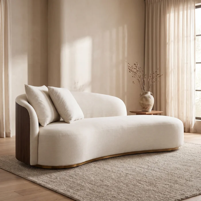 Vessora Wooden Sofa - 2