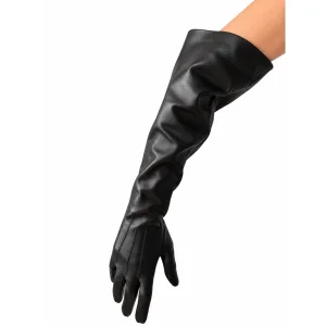 Colette Black Leather Gloves - 2