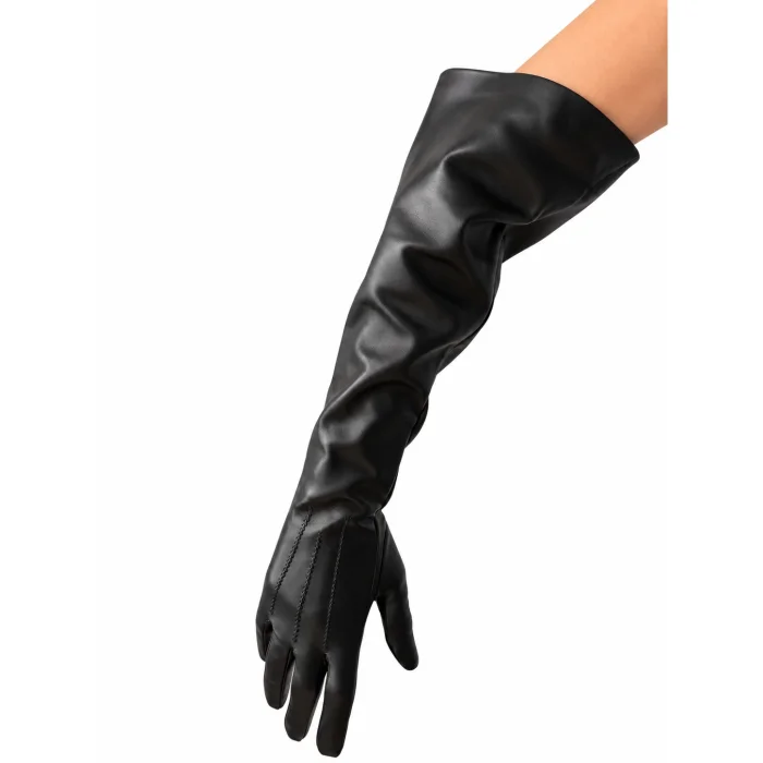Colette Black Leather Gloves - 2