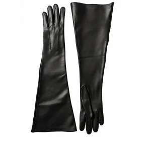 Colette Black Leather Gloves - 1